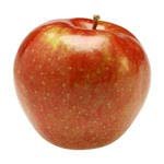Diät durch die Form eines Apfels
